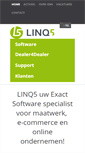 Mobile Screenshot of linq5.nl
