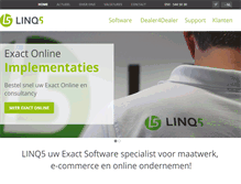 Tablet Screenshot of linq5.nl